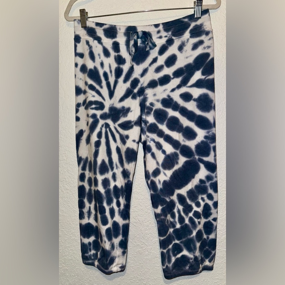 MNY cropped Tie dye light weight sweatpants